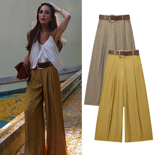 Summer Wide Leg Casual Pants